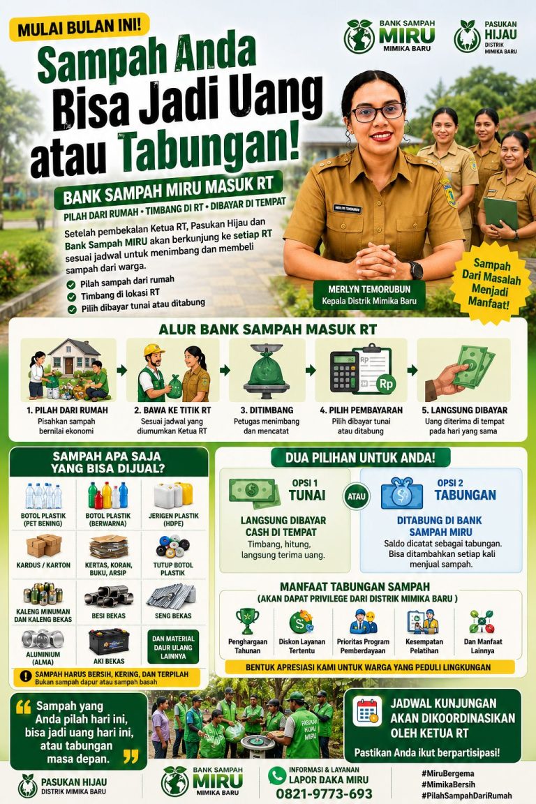 🏦 MENABUNG TIDAK HARUS DARI GAJI. ♻️ ANDA BISA MENABUNG DARI SAMPAH.